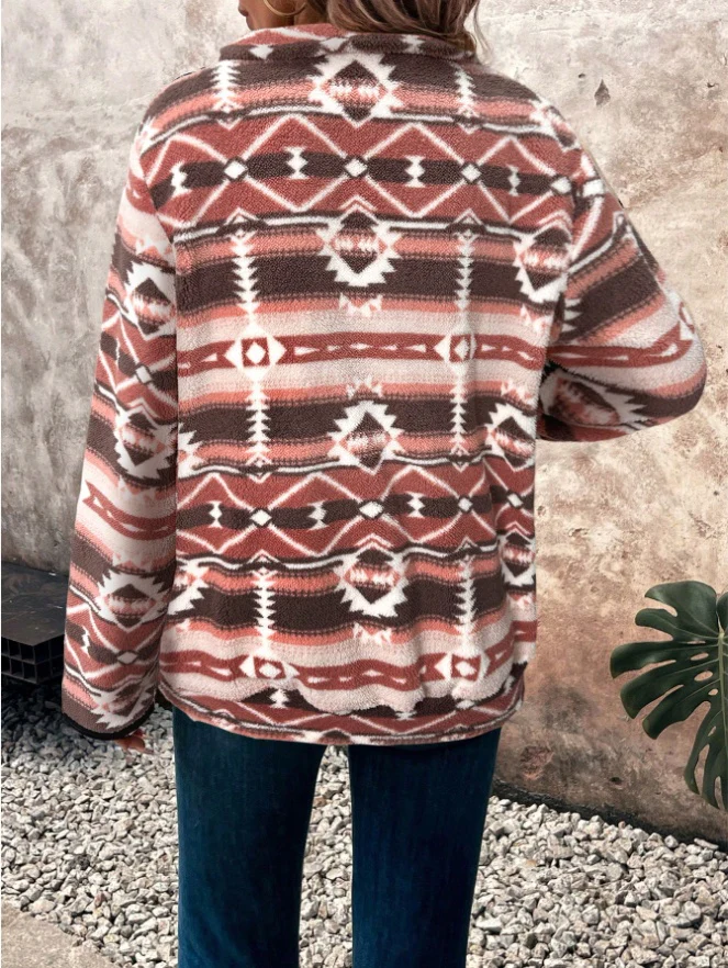 Pull polaire avec col zippé – Image 5