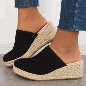 Maronti - Sandales espadrilles fermées pour femmes