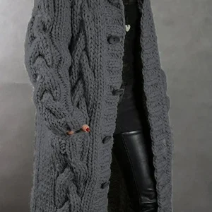 Miriam - Nouveau gilet de grande taille type cardigan