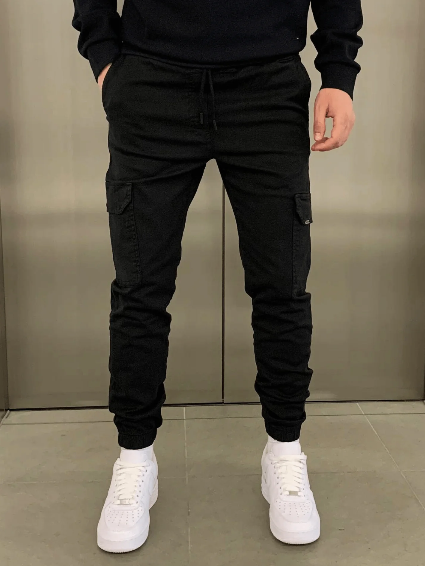Jogger cargo pour homme coupe décontractée – pantalon confortable et moderne avec poches pratiques