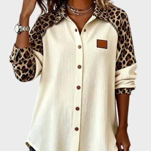 Chemise femme imprimé léopard | Décontractée & chic