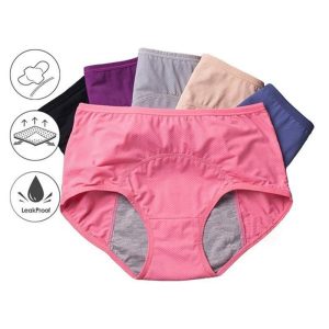 Culotte absorbante taille haute – Confort respirant et protection quotidienne