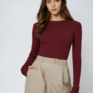 Pull polyvalent extensible à manches longues pour le travail