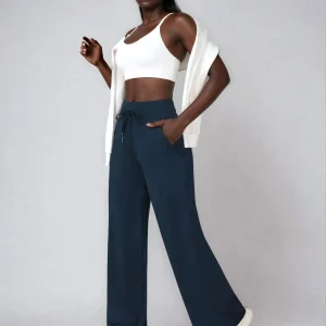 Pantalon évasé à cordon de serrage Zenflex