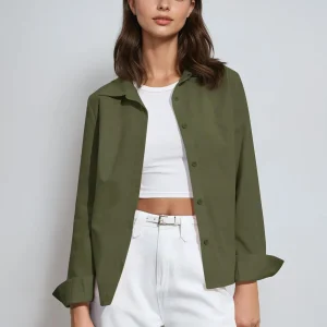 Chemise à revers décontractée, collection vintage classique