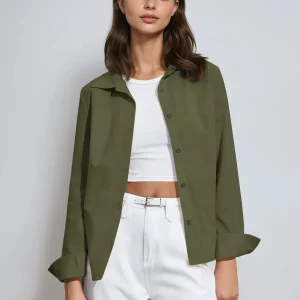 Chemise à revers décontractée, collection vintage classique