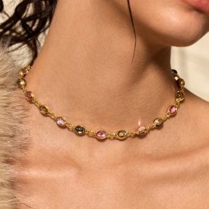 Rhinestone Vintage Chain Necklace