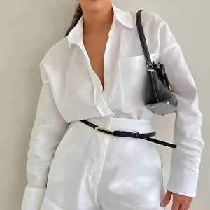 Ensemble short et chemise assortis Summer Time