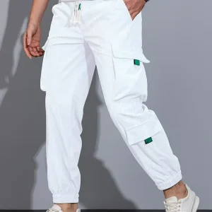 Aldrich - Pantalon cargo décontracté uni pour homme