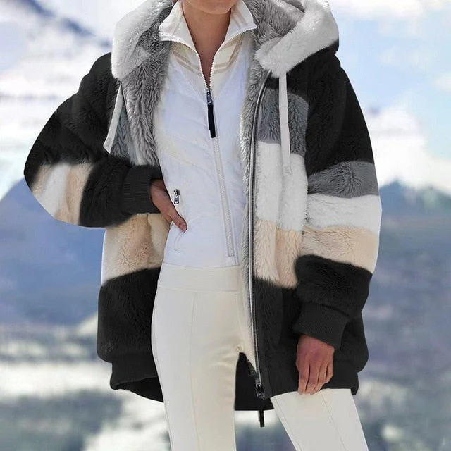 Veste polaire à capuche - Azalea – Image 2