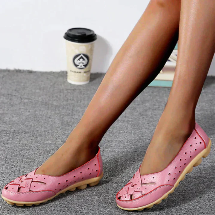 Phoebe - Ballerines plates en cuir pour femmes – Image 5