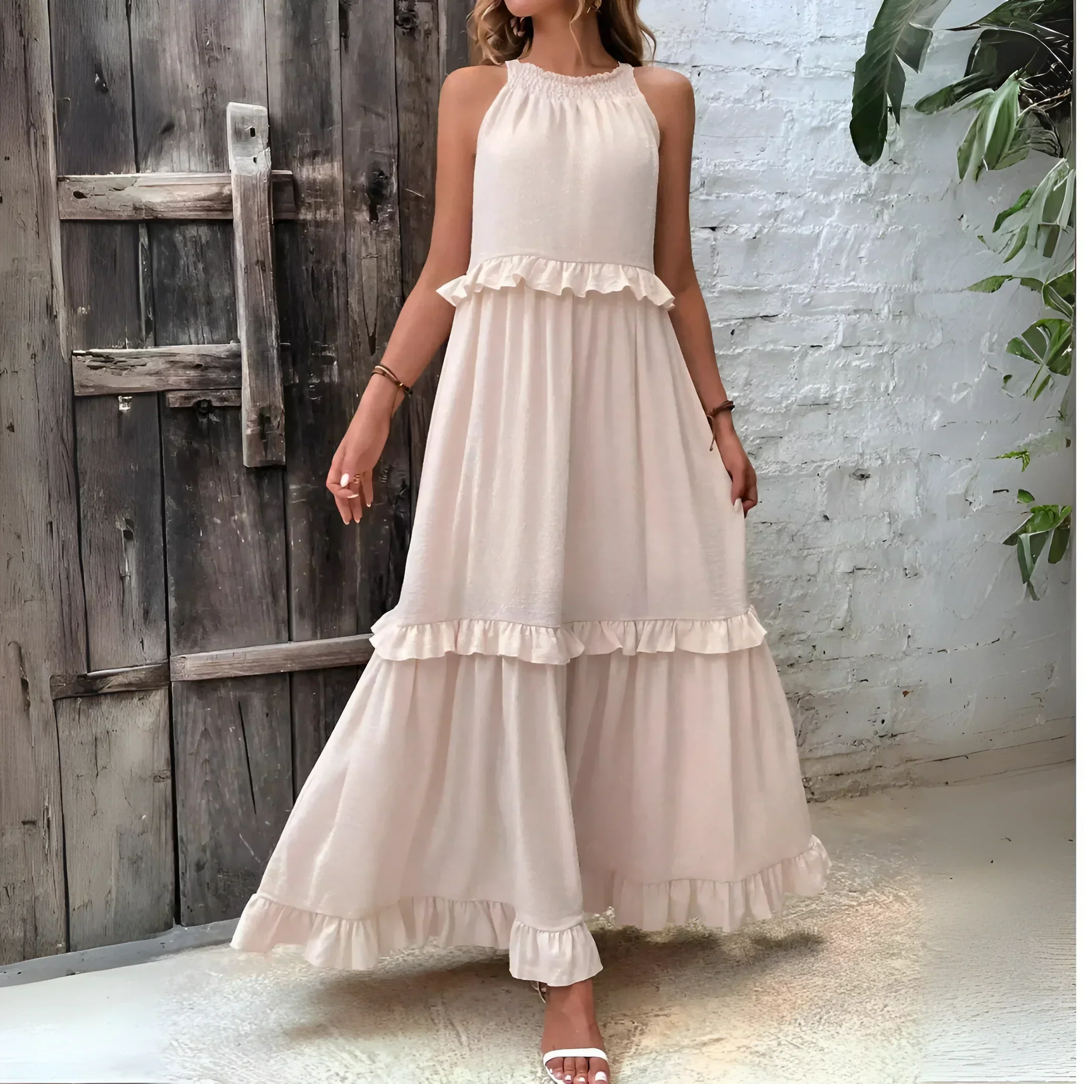 Robe Lysa Longue – Style Bohème Chic & Coupe Fluide – Image 2