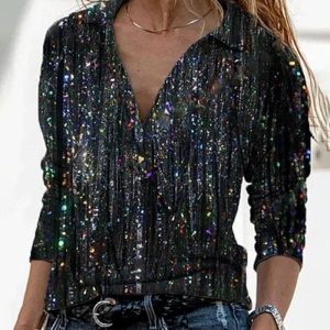 Imelda - Chemisier à manches longues avec poignets