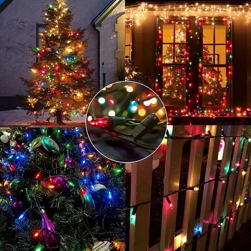 Guirlande Lumineuse Multicolore Sapin de Noel – Image 4