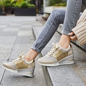 Amelia - Baskets orthopédiques à talons hauts avec talon compensé