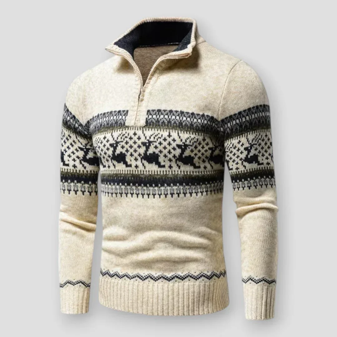 Joralph - Pull en maille demi-zip – Image 3