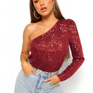 Calen | Le Top One-Shoulder Parfait pour Toutes les Occasions