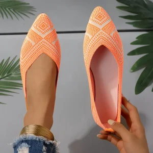 Sylviana - Chaussures à enfiler à bout pointu pour femmes