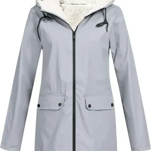 Veste à Capuche Doublée de Polaire | Polyester | Chaude et Fonctionnelle