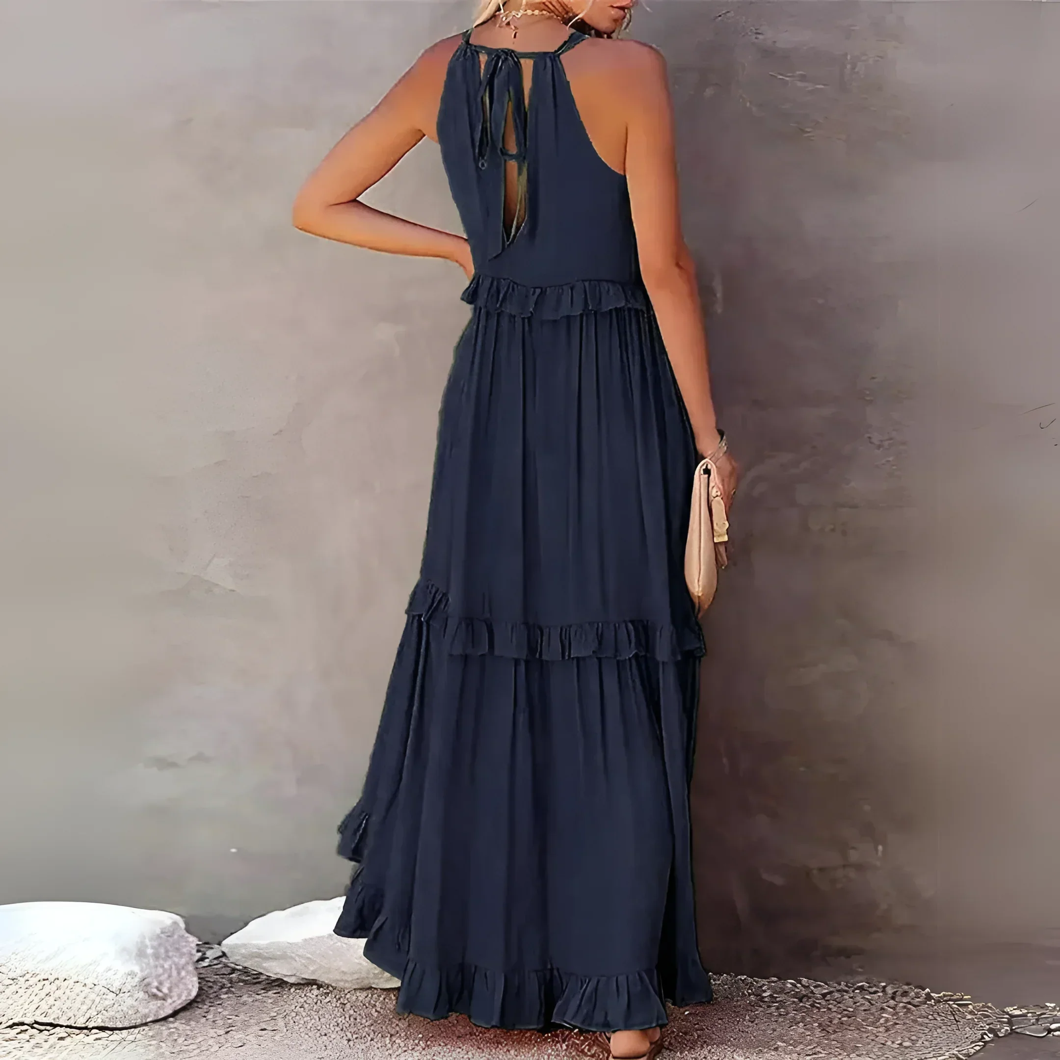 Robe Lysa Longue – Style Bohème Chic & Coupe Fluide – Image 4