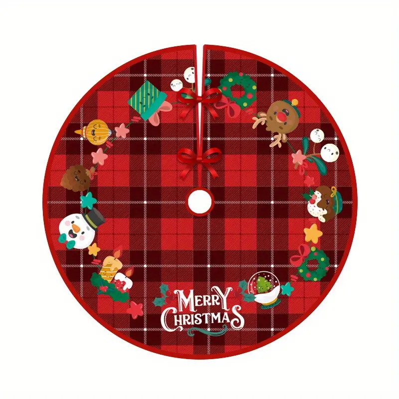 Cache pied rouge pour sapin – Image 4