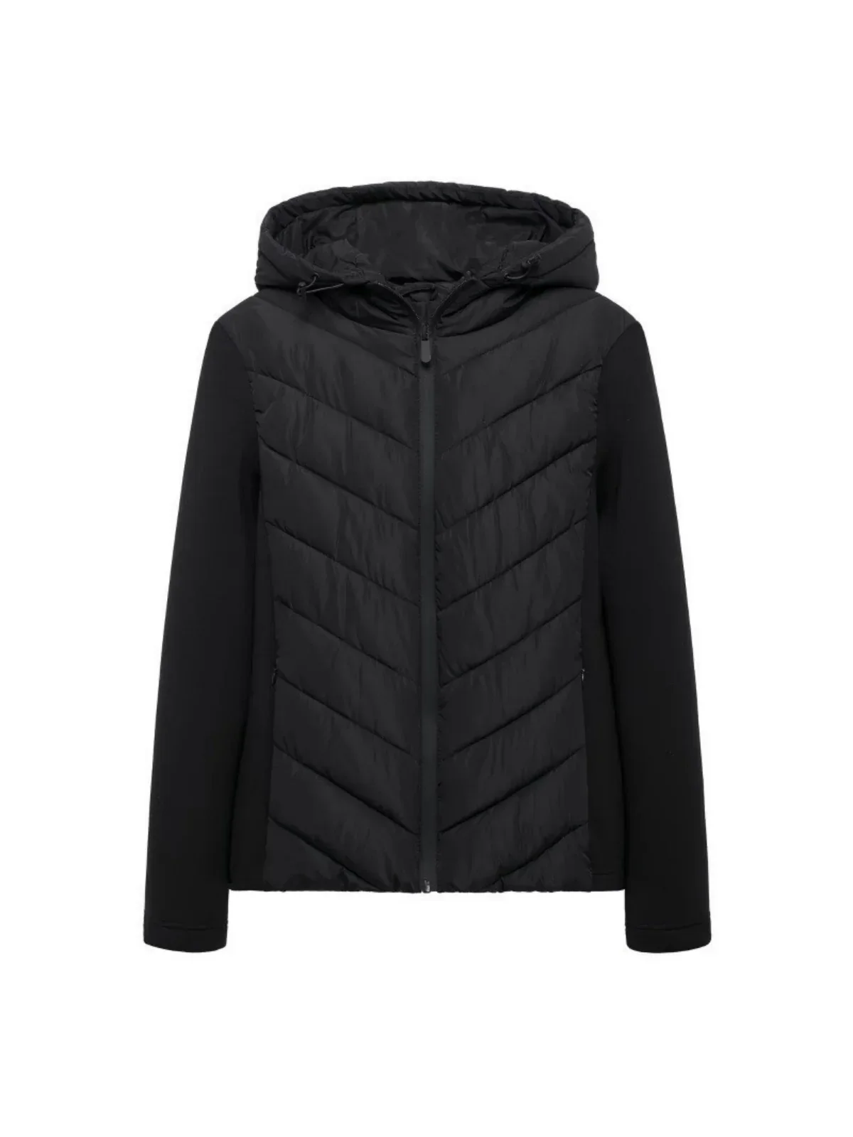 Manteau matelassé en coton à col montant pour une tenue décontractée – Image 3