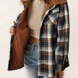 Pernie - Veste zippée à carreaux