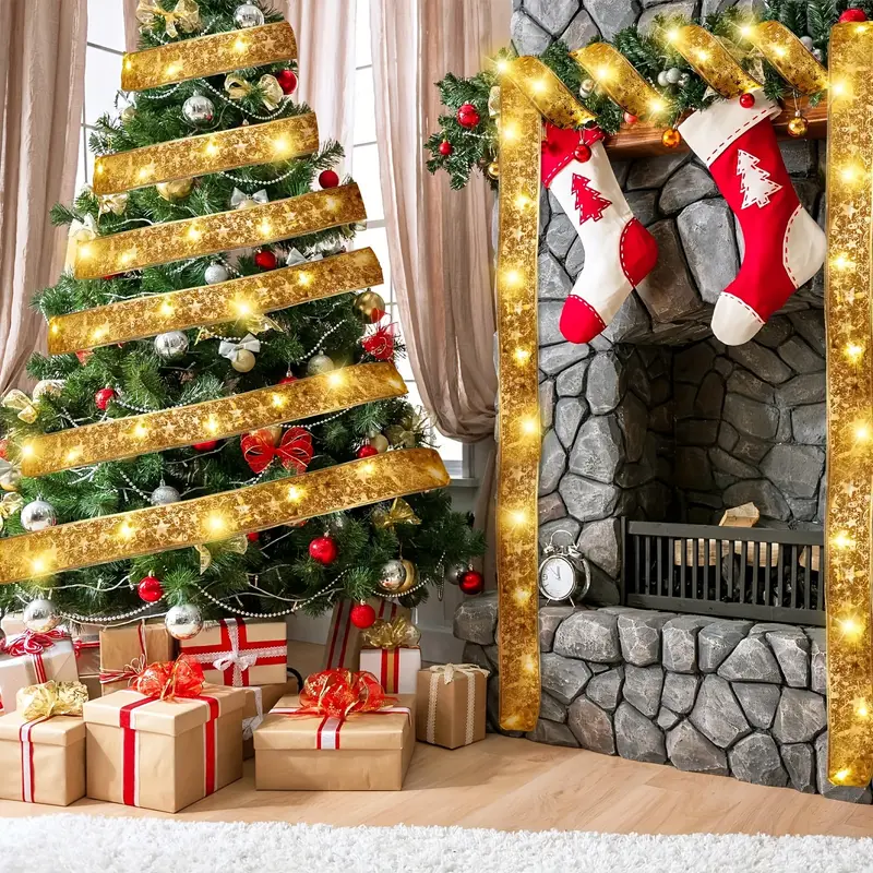 Guirlande Lumineuse Sapin de Noel Ruban – Image 3