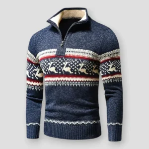 Joralph - Pull en maille demi-zip