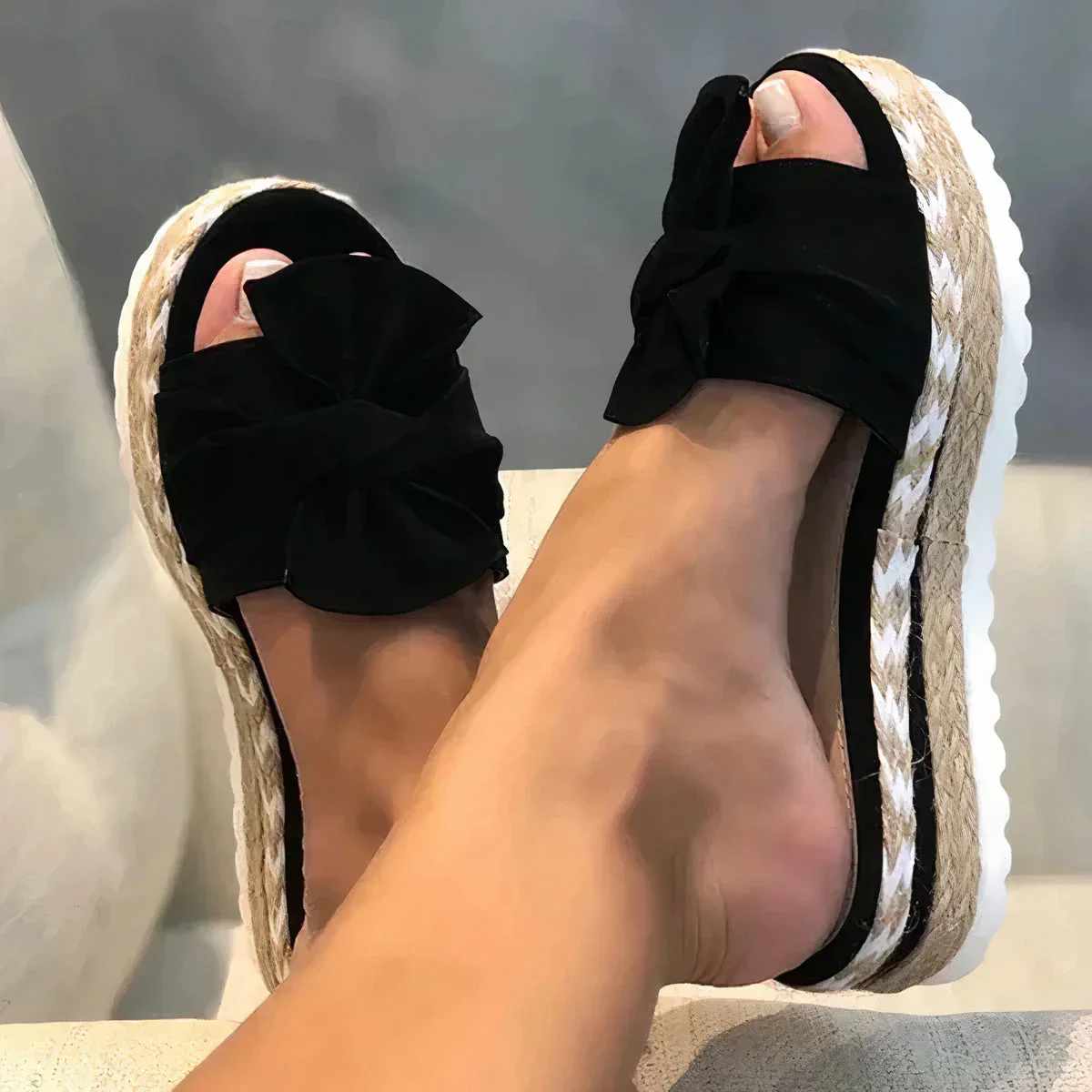 Sarah - Sandales à plateforme espadrilles pour femmes – Image 2