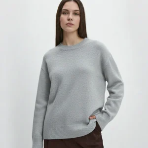 Pull en Maille Premium | Inès – Gris Clair