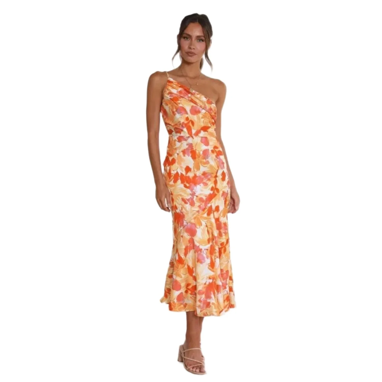 Sienna™ | Robe longue asymétrique à motif fleuri pour femme – Image 3