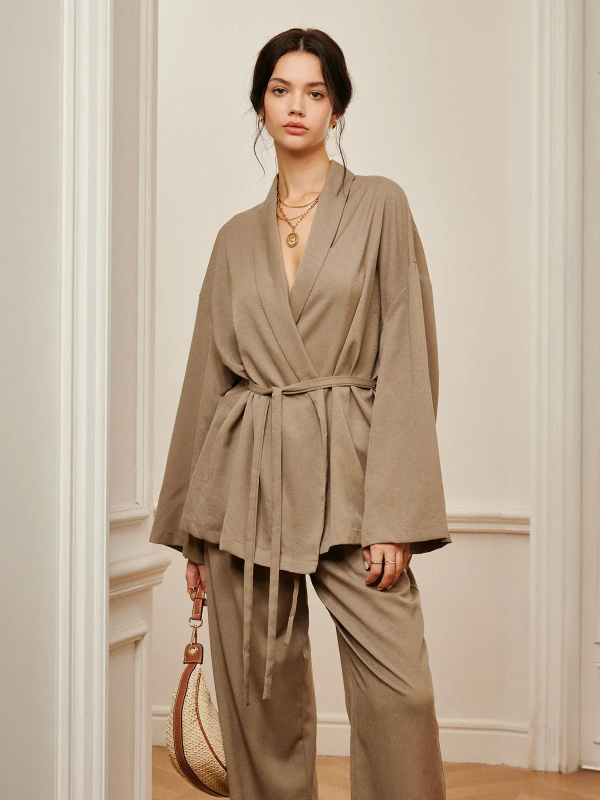 Ensemble pantalon portefeuille à ceinture de loisirs – Image 5