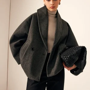 Veste Oversize en Laine Mélangée | Confort et Élégance | Automne-Hiver