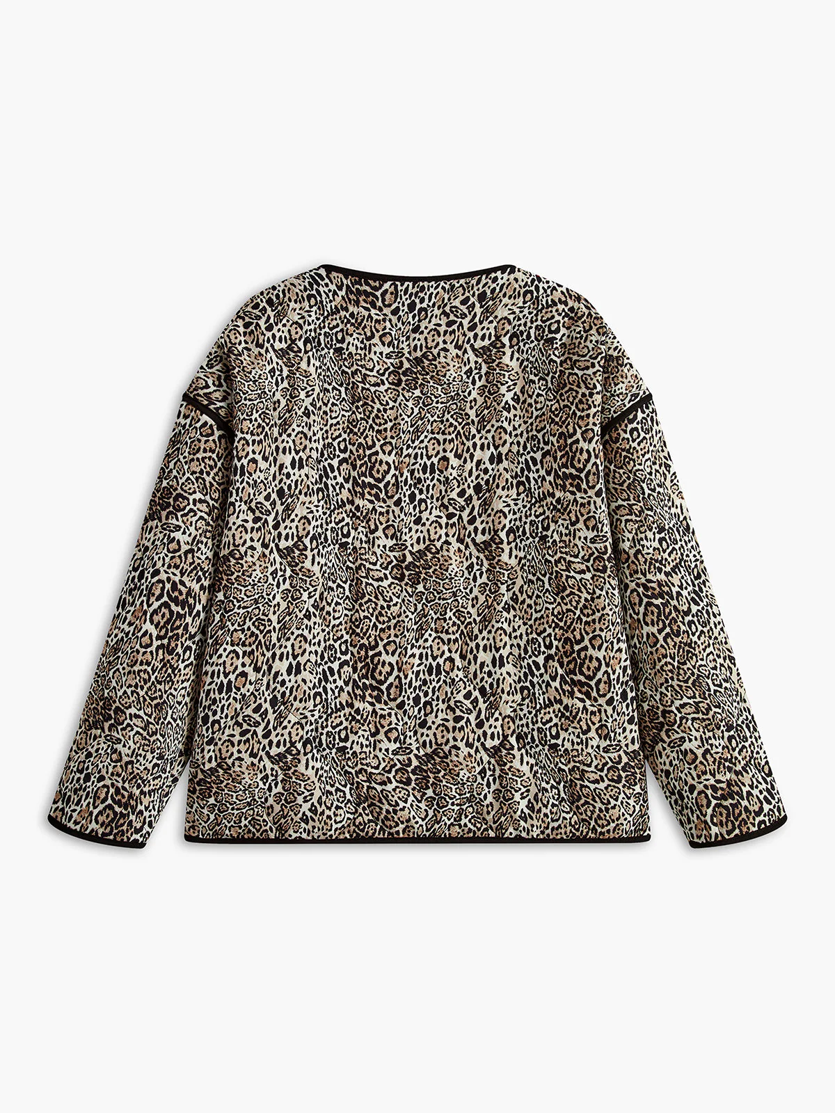 Veste Léopard Chic | Coupe Droite | Confort et Style – Image 6