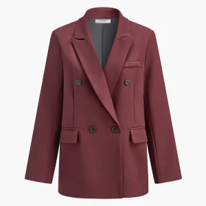 Blazer à Double Boutonnage | Coupe Ajustée | Élégance Polyvalente