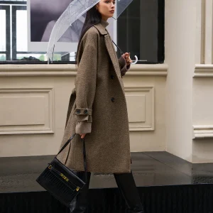 Manteau Long Oversize | Tissu en Laine | Élégance Moderne