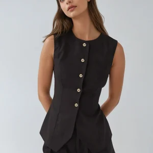 Gilet sans manches en lin Always In Love