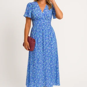 Robe Midi Fleurie Boutonnée – Coupe Légère & Look d’Été