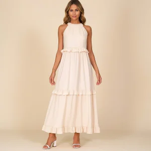 Robe Lysa Longue – Style Bohème Chic & Coupe Fluide