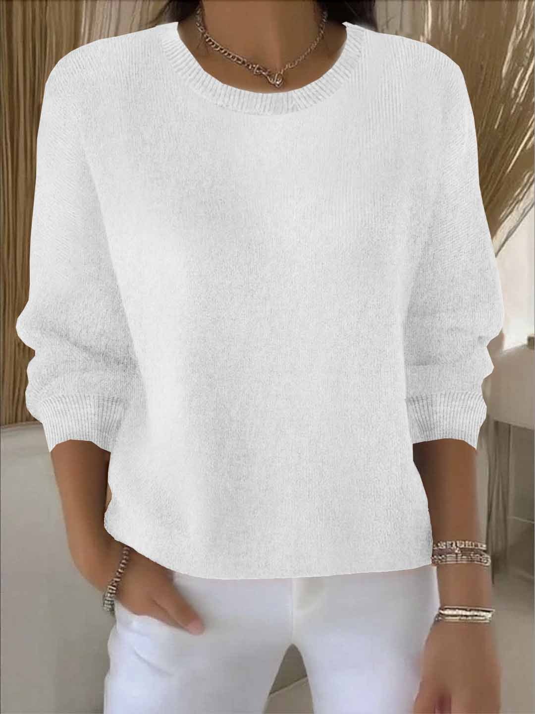 Pull en tricot doux pour femme élégant et confortable au quotidien – Image 3