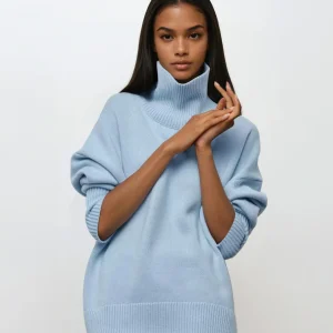 Pull oversize à col roulé Always Chic