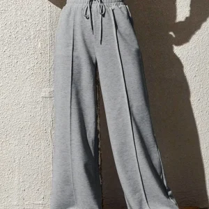 Pantalon de survêtement large décontracté et chic pour la promenade en ville