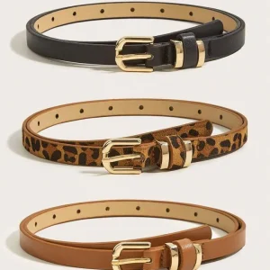 Ceinture à boucle ardillon au design vintage