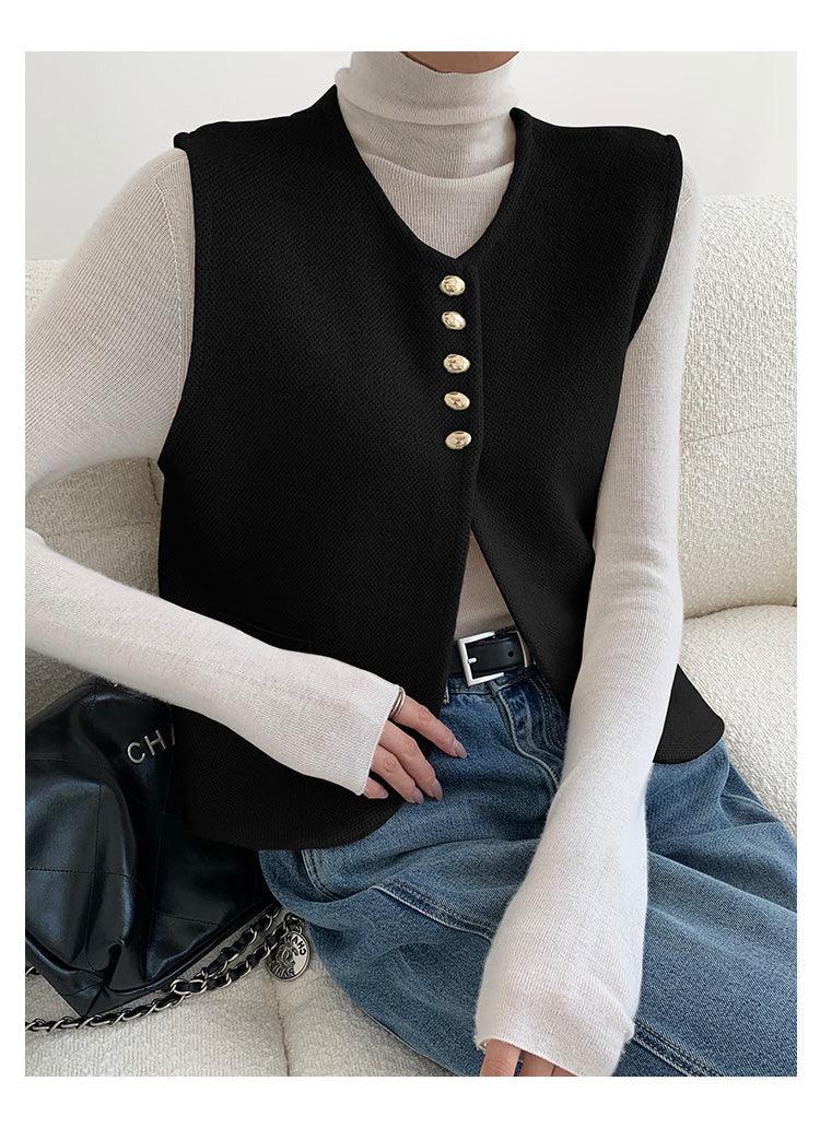 Gilet pull fendu style Old Money – Image 7