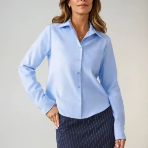 Chemise bleue à manches longues Always Professional