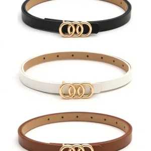 Ceinture minimaliste à triple anneau