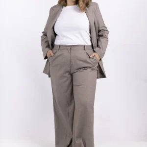 Pantalon à plis Plus size