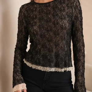 TOP dentelle bi colore