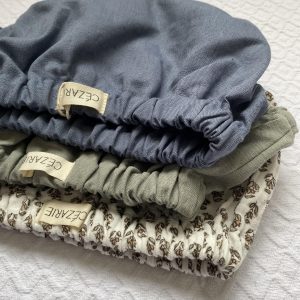 Culotton LÉON en Lin/coton Bleu de Nîmes